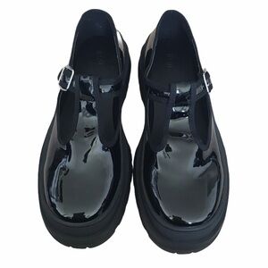 Urban Outfitters Chunky Black T Strap Mary Janes